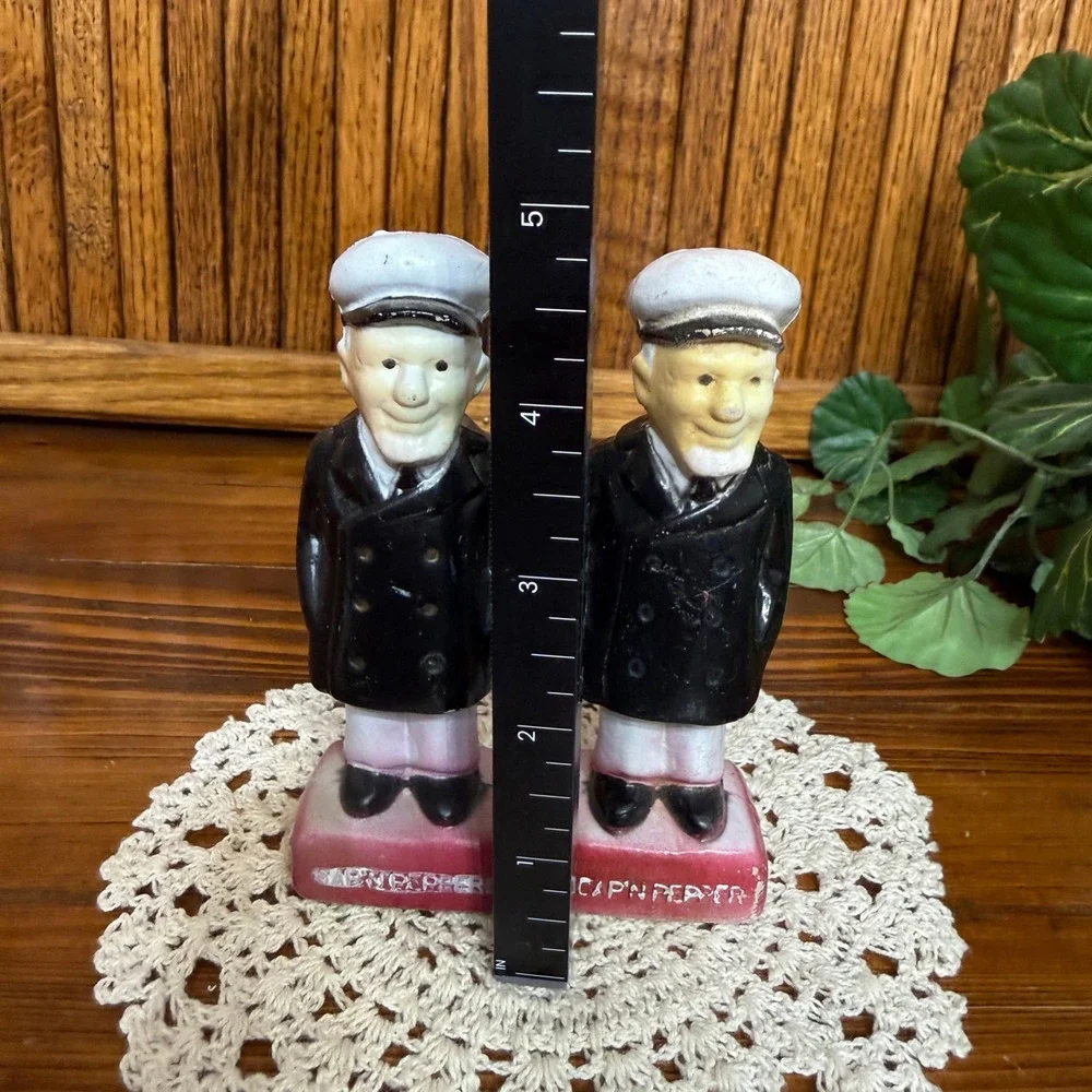 Salt Pepper Shakers Multi Fair Vintage Cap'n Pepper Nautical